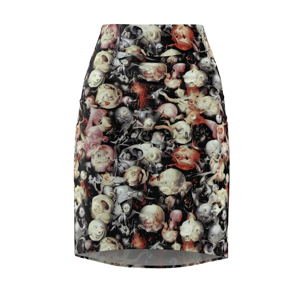 Nocturnal Oddities on Pencil Skirt — Front