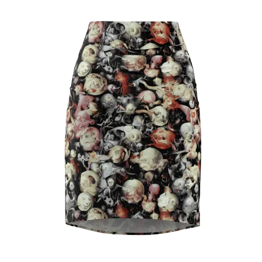 Nocturnal Oddities on a Pencil Skirt