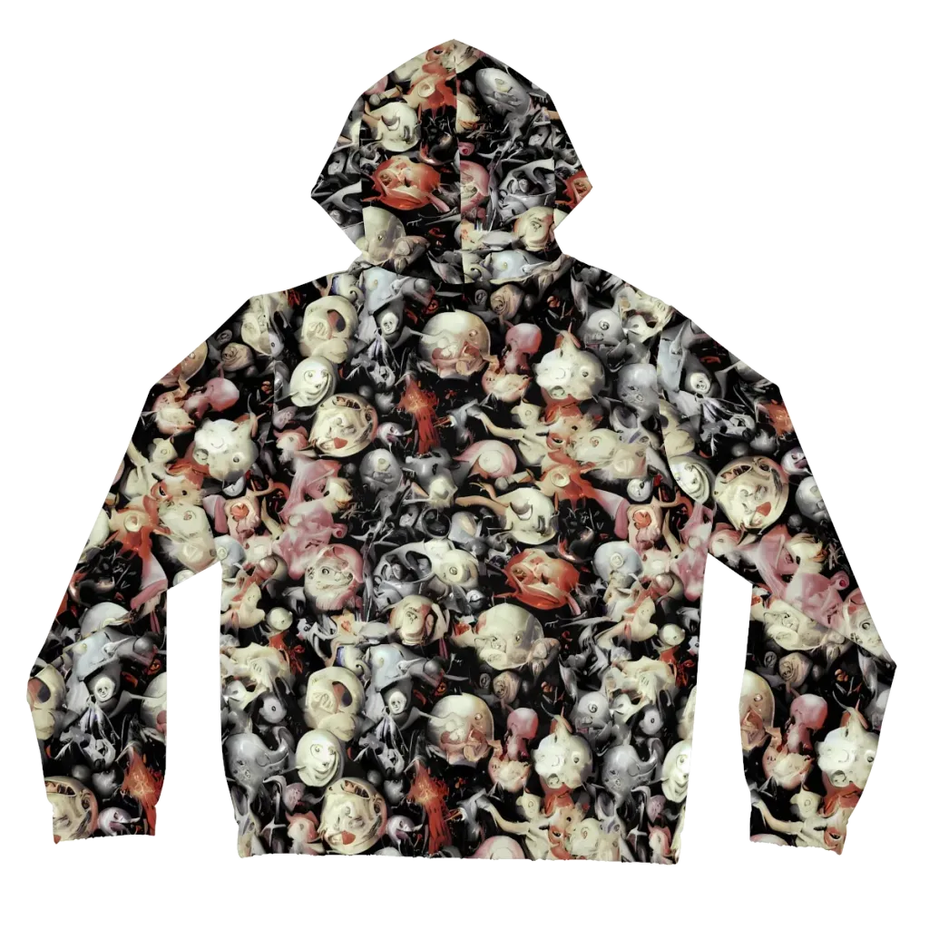 Nocturnal Oddities on Women's Full-Zip Hoodie — Back
