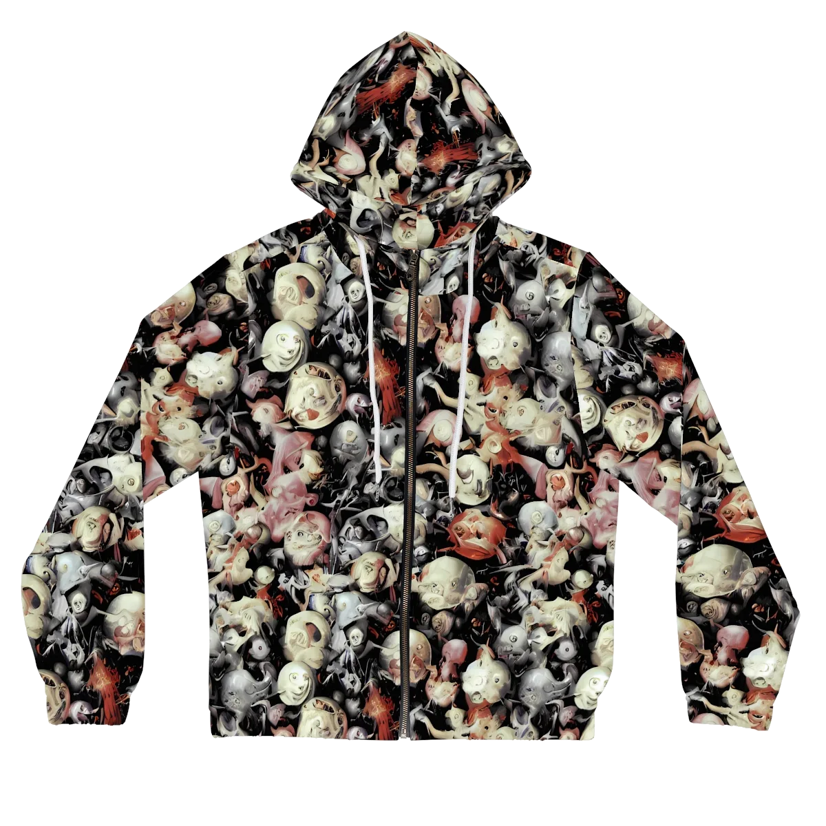 Nocturnal Oddities on Women's Full-Zip Hoodie — Front