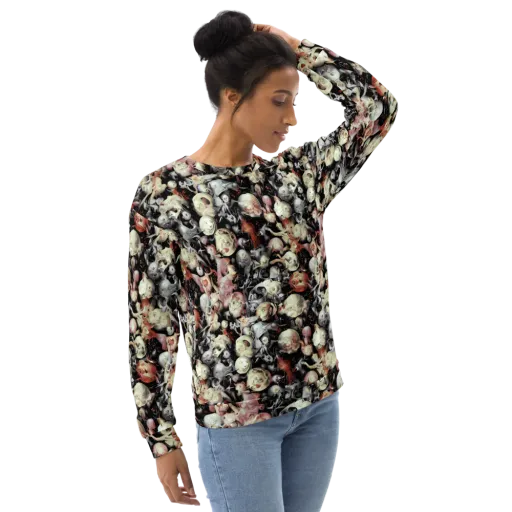Nocturnal Oddities on a Sweatshirt
