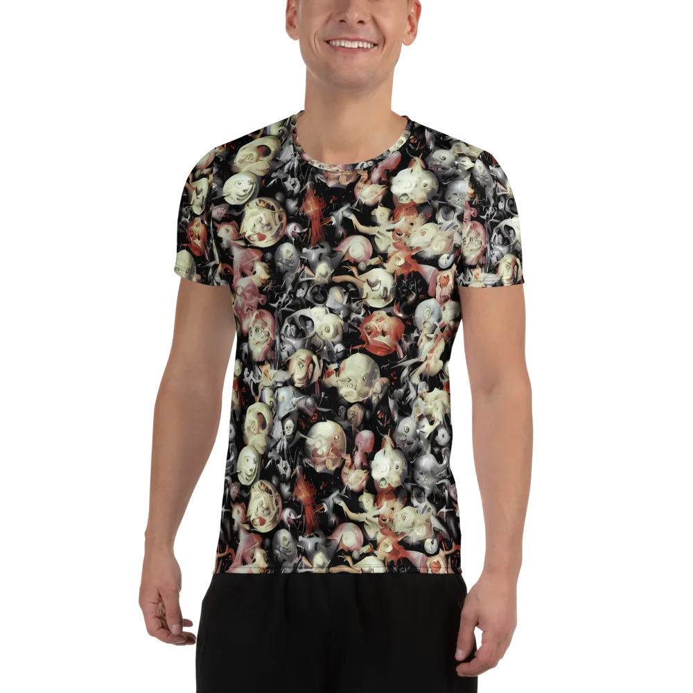 Nocturnal Oddities on Men's Athletic T-Shirt — Front