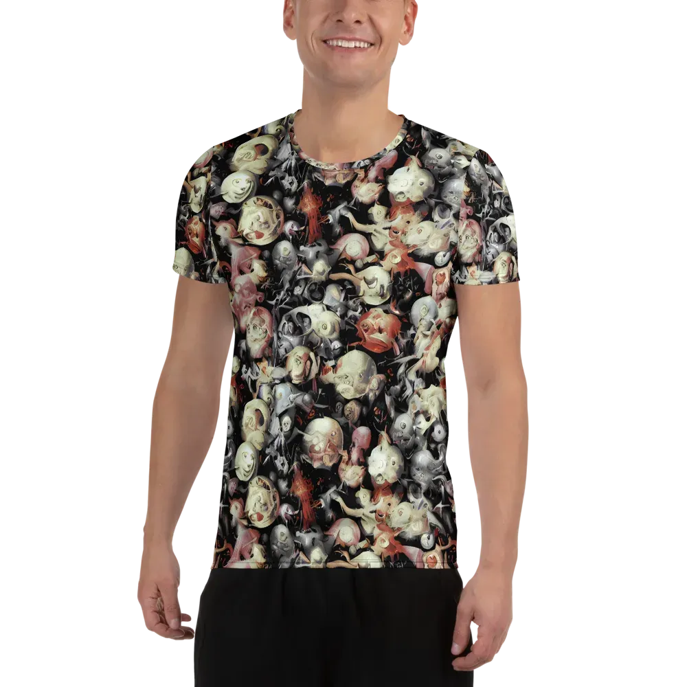 Nocturnal Oddities on Men's Athletic T-Shirt — Front