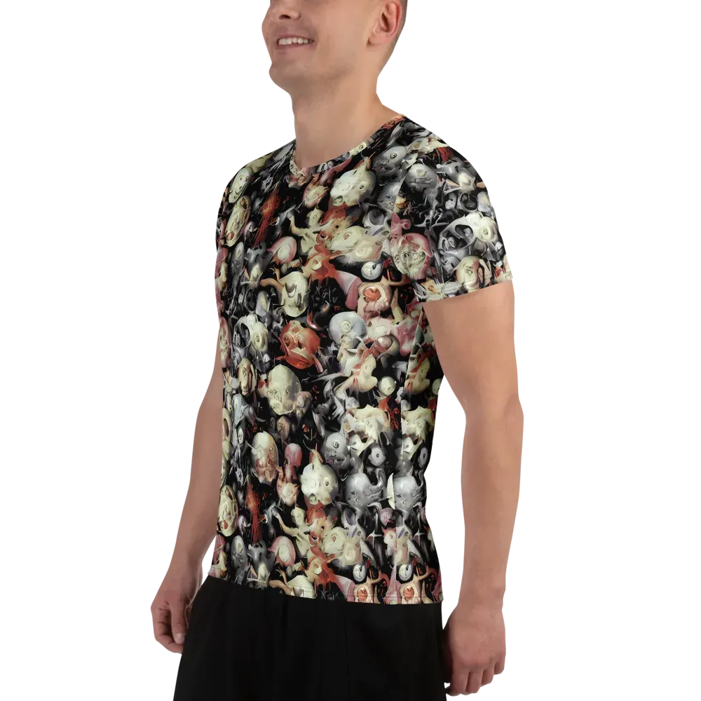 Nocturnal Oddities on Men's Athletic T-Shirt — Left