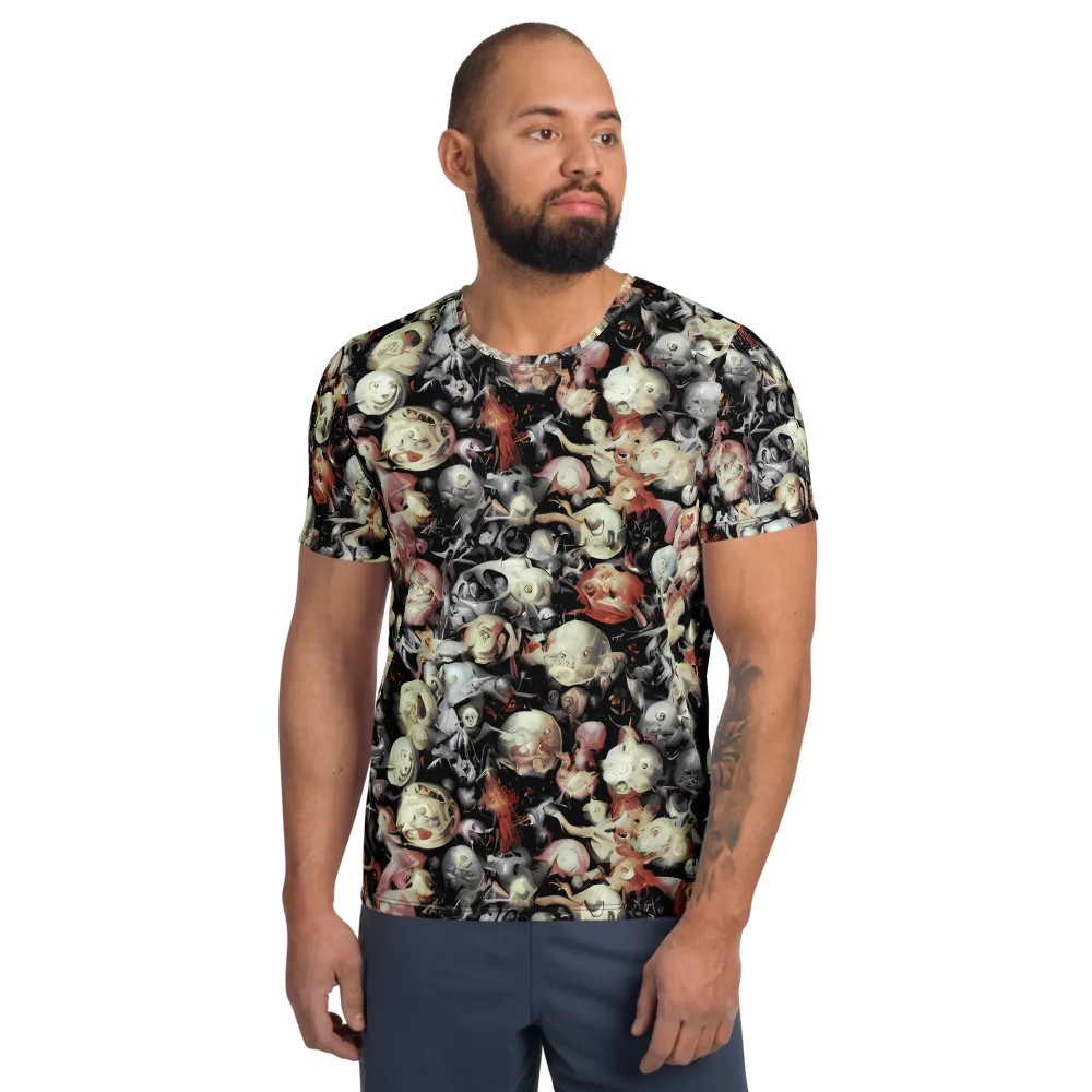 Nocturnal Oddities on Men's Athletic T-Shirt — Front