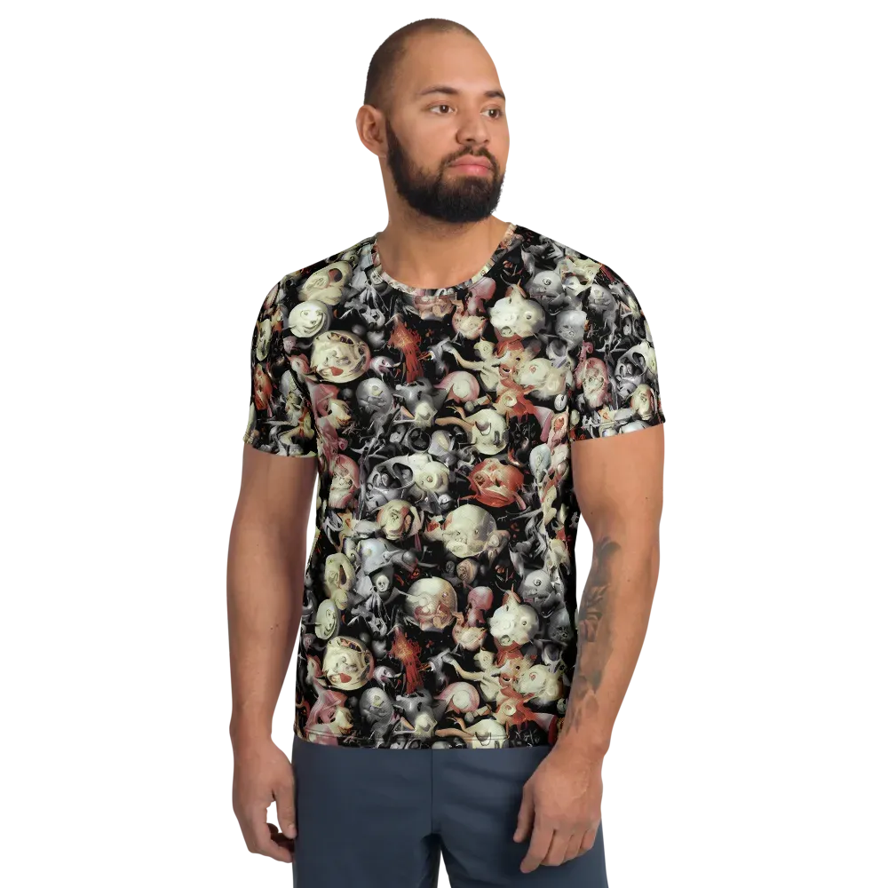 Nocturnal Oddities on Men's Athletic T-Shirt — Front
