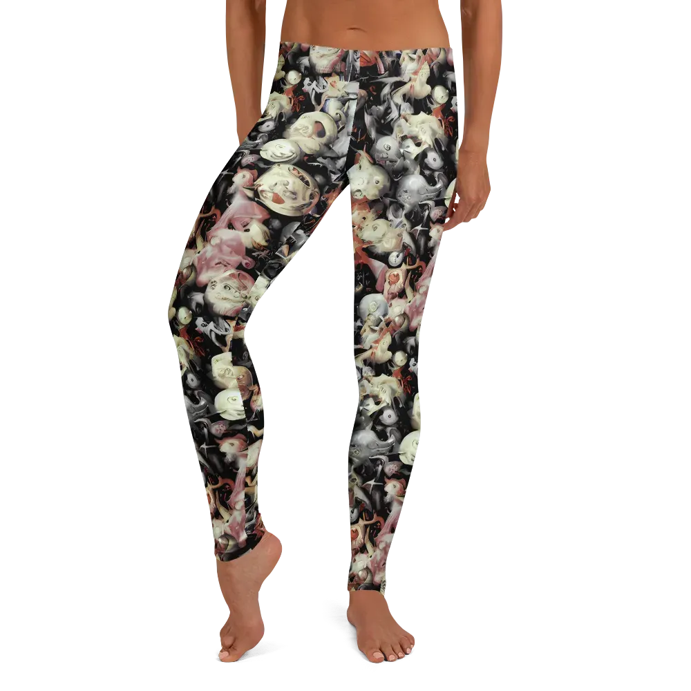 Nocturnal Oddities on Leggings — Front