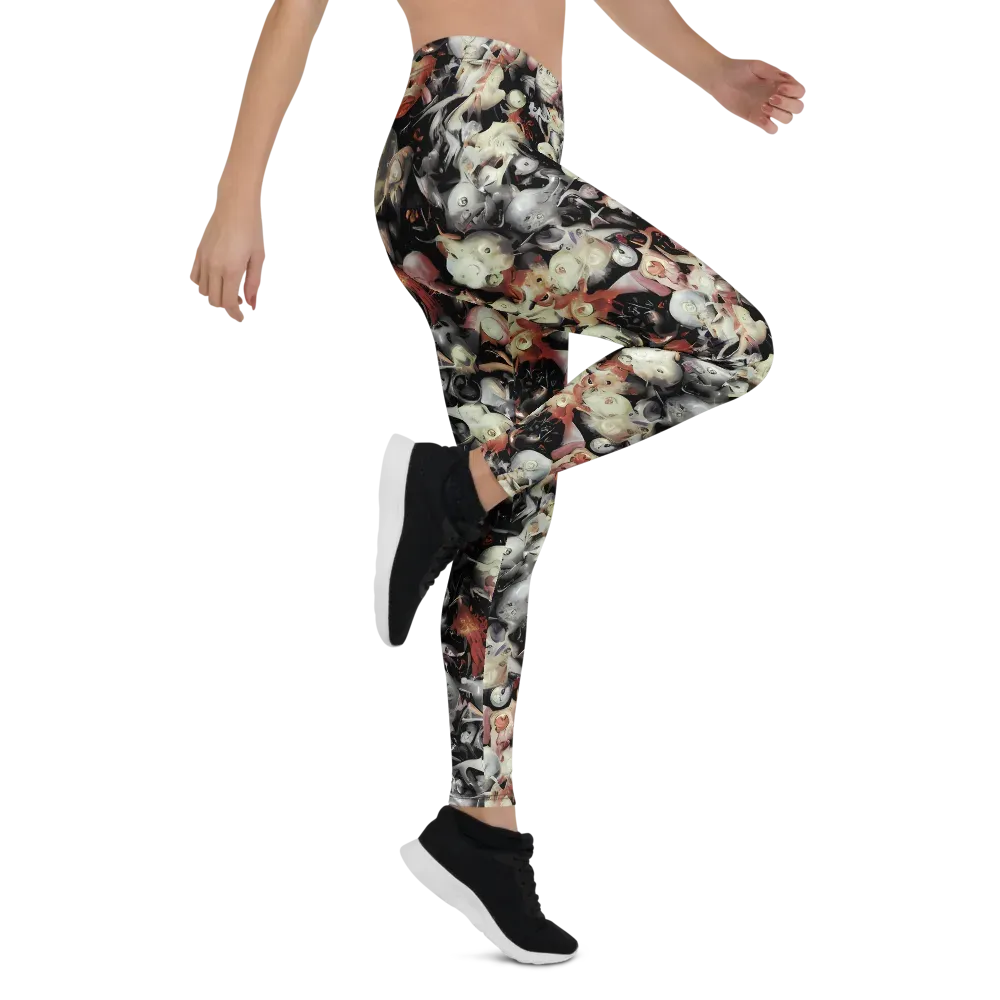 Nocturnal Oddities on Leggings — Right