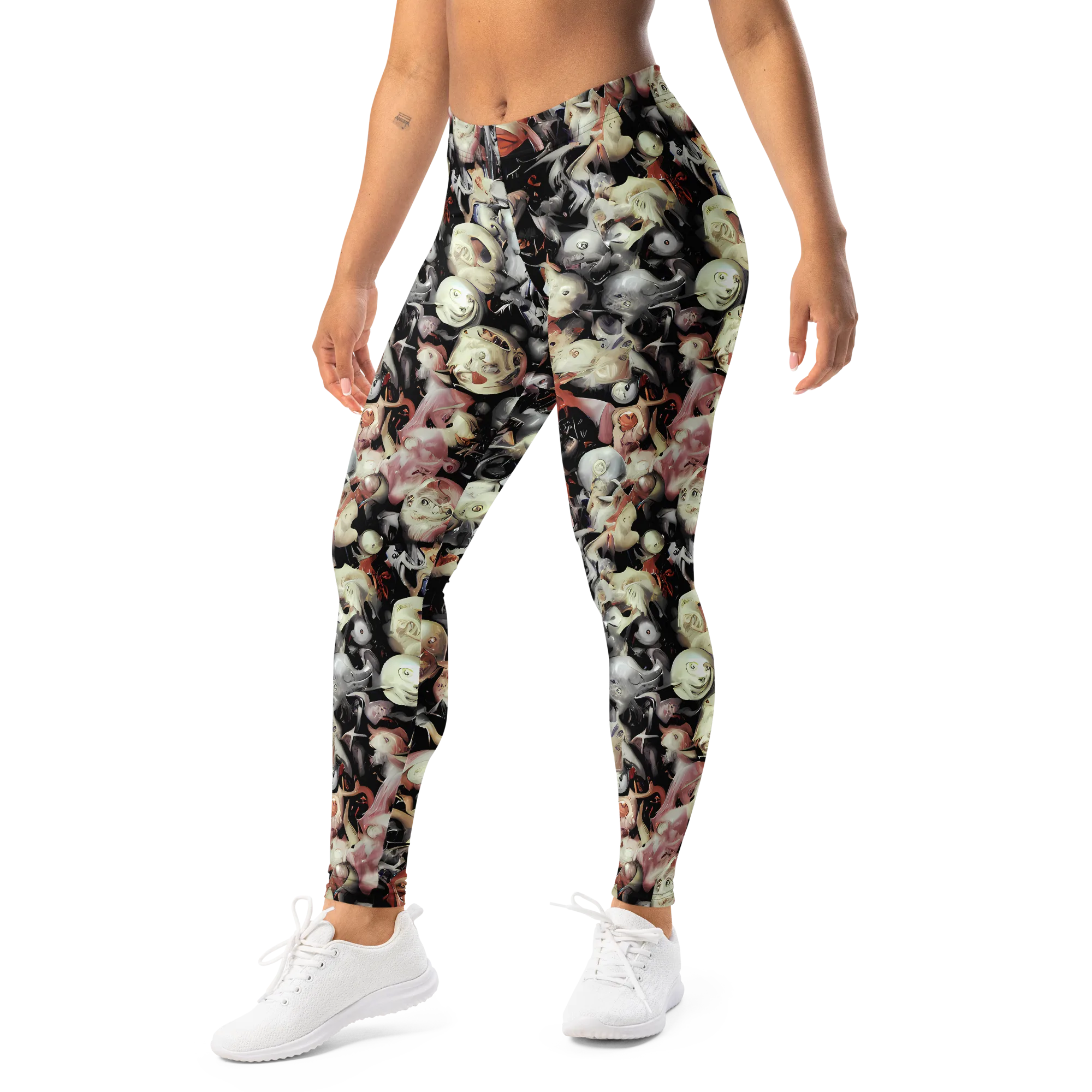 Nocturnal Oddities on Leggings — Left Front