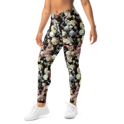 Nocturnal Oddities on a Leggings