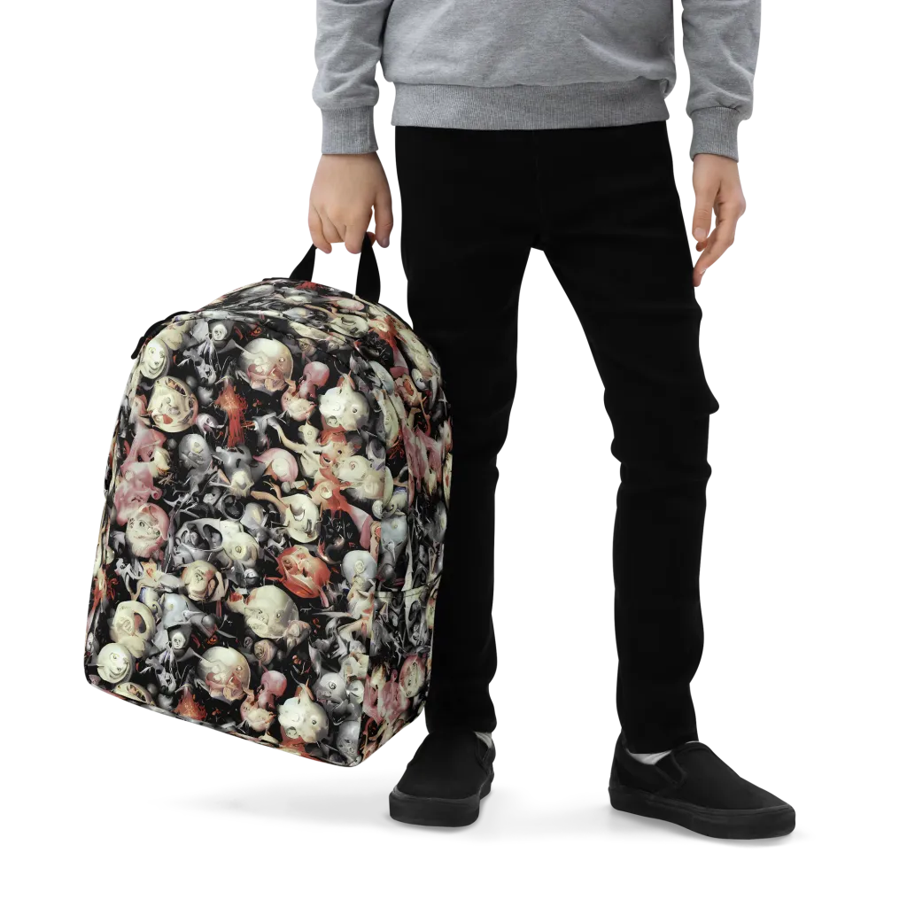 Nocturnal Oddities on Minimalist Backpack — Zoomed-in