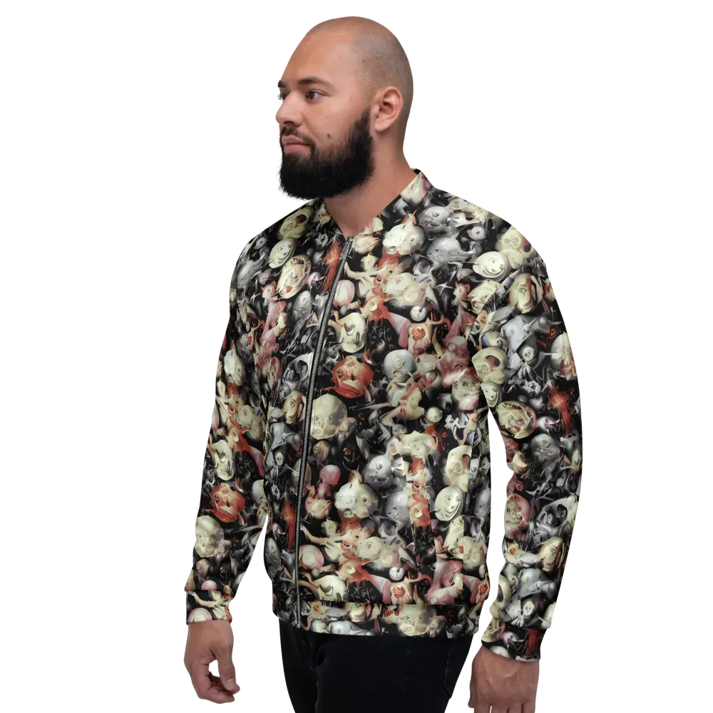 Nocturnal Oddities on Bomber Jacket — Left