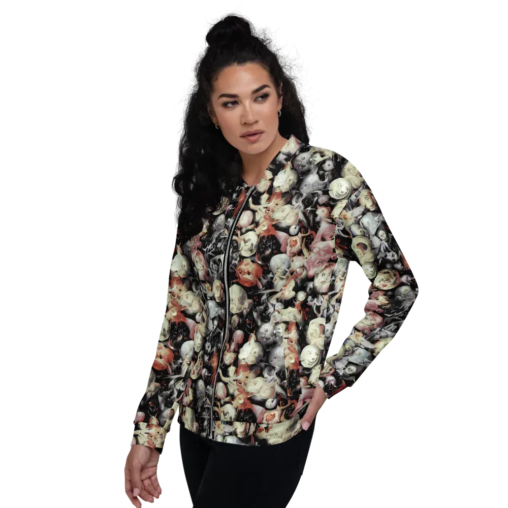 Nocturnal Oddities on Bomber Jacket — Left