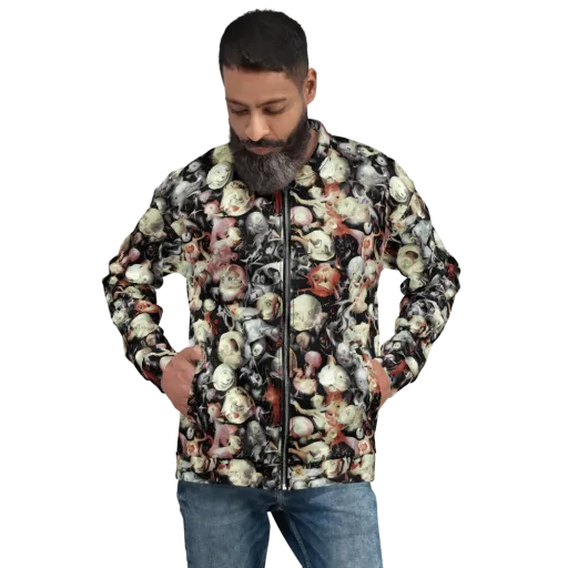 Nocturnal Oddities on a Bomber Jacket