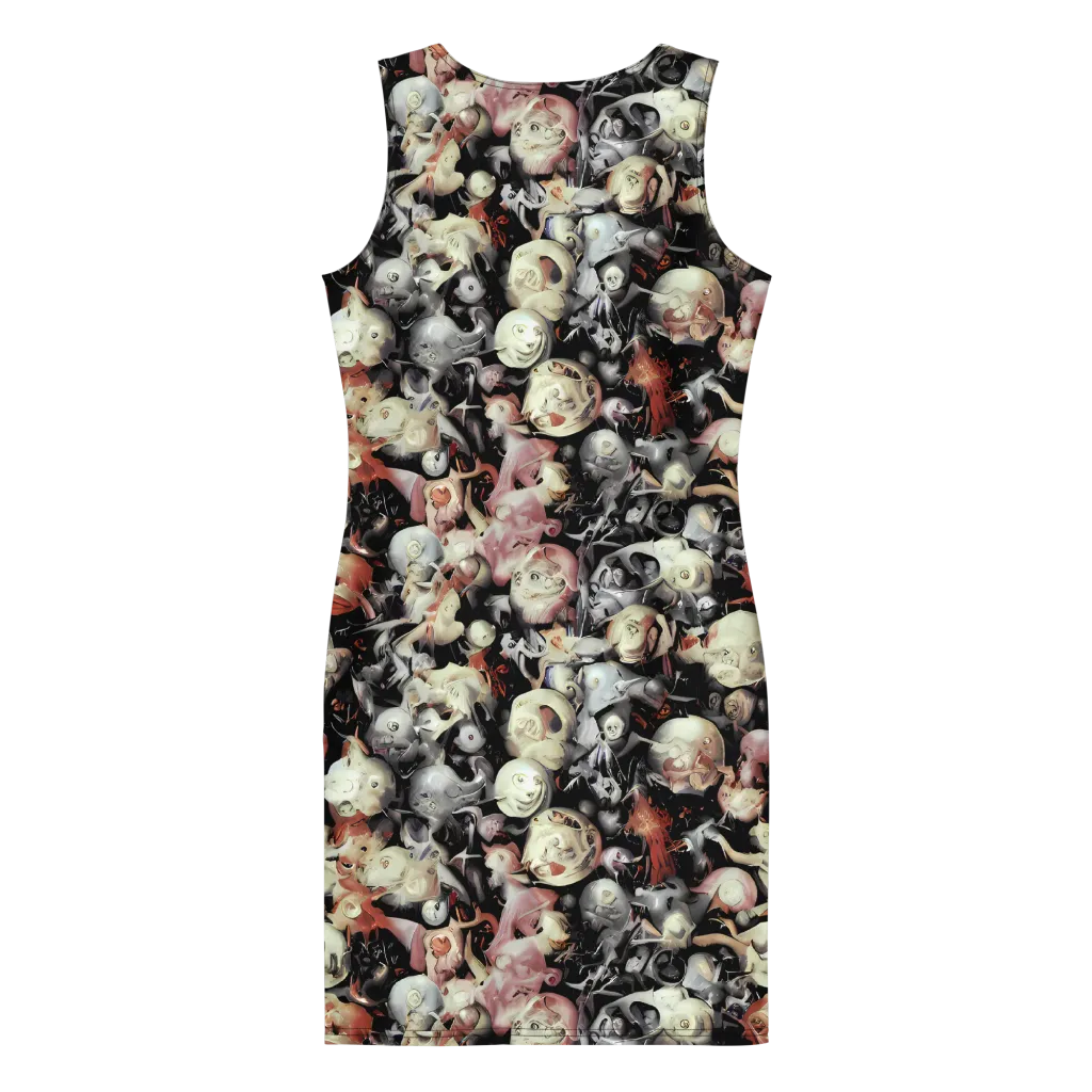 Nocturnal Oddities on Bodycon Dress — Back