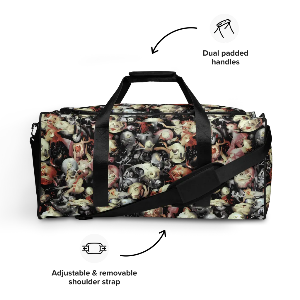 Nocturnal Oddities on Duffle Bag — Front