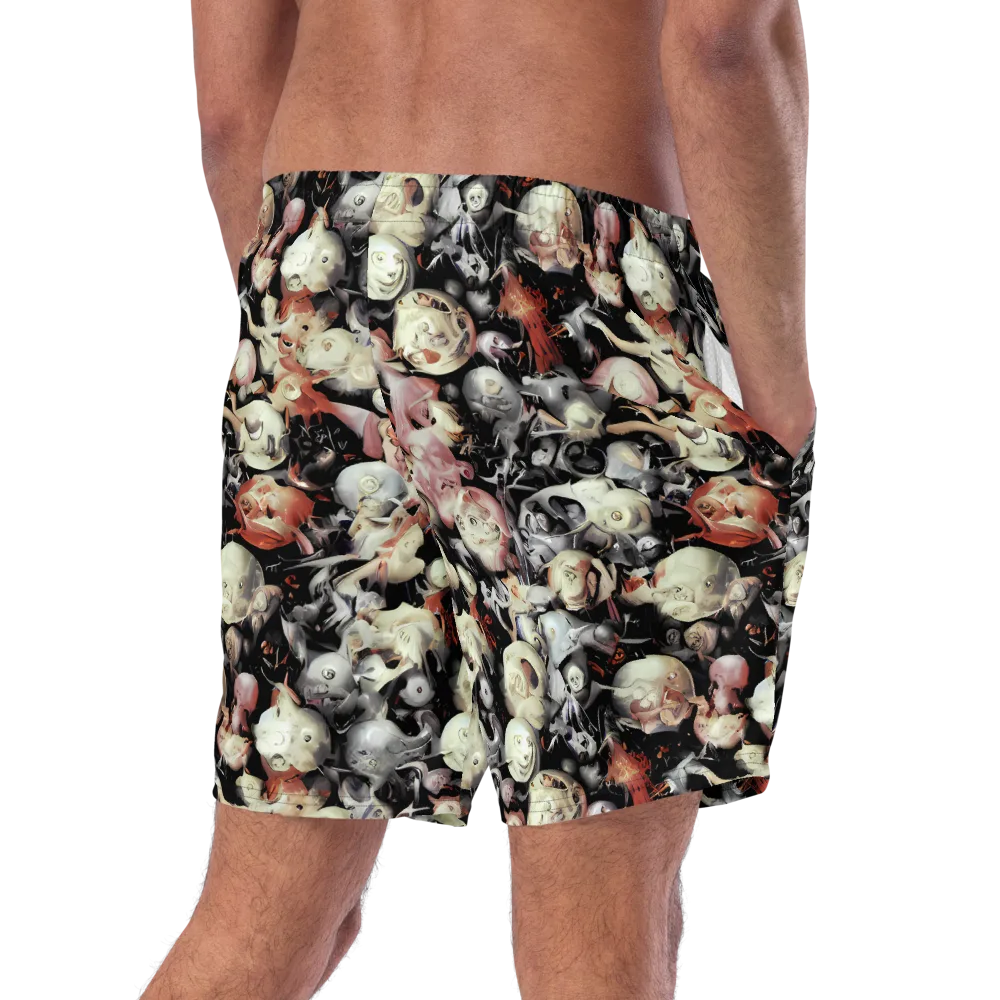 Nocturnal Oddities on Swim Trunks — Right Back