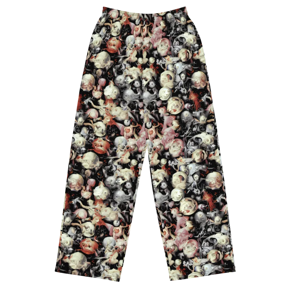 Nocturnal Oddities on Wide-Leg Pants — Front