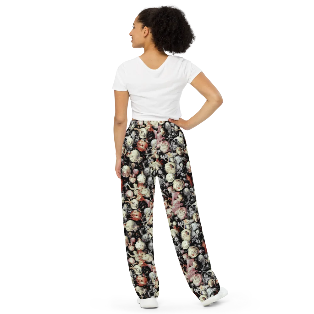 Nocturnal Oddities on Wide-Leg Pants — Back