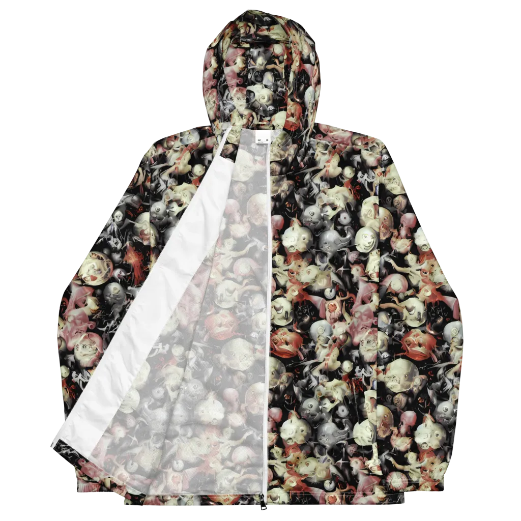 Nocturnal Oddities on Men's Windbreaker — Front
