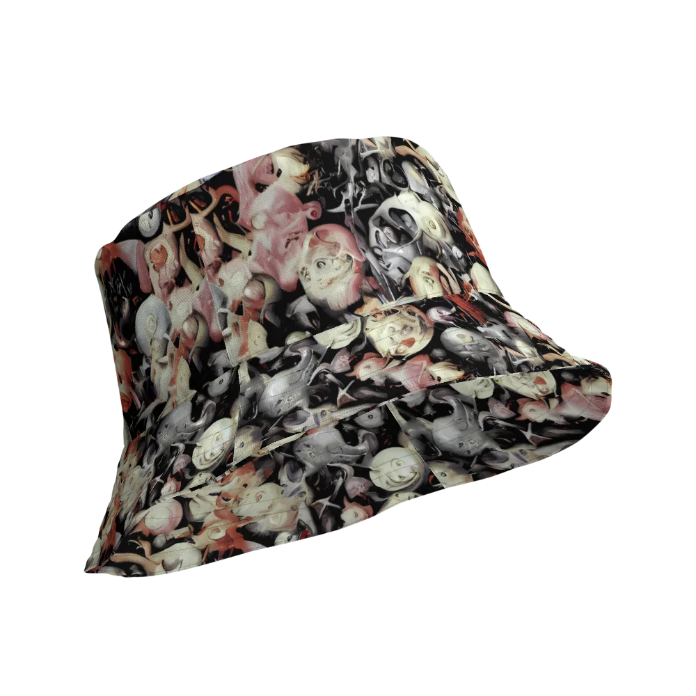 Nocturnal Oddities on Reversible Bucket Hat — Product details Outside