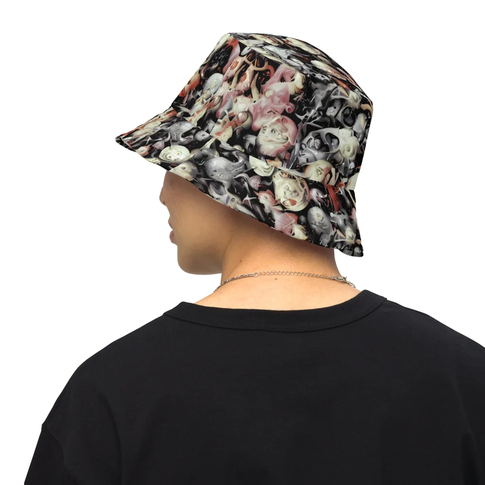 Nocturnal Oddities on Reversible Bucket Hat — Back Inside