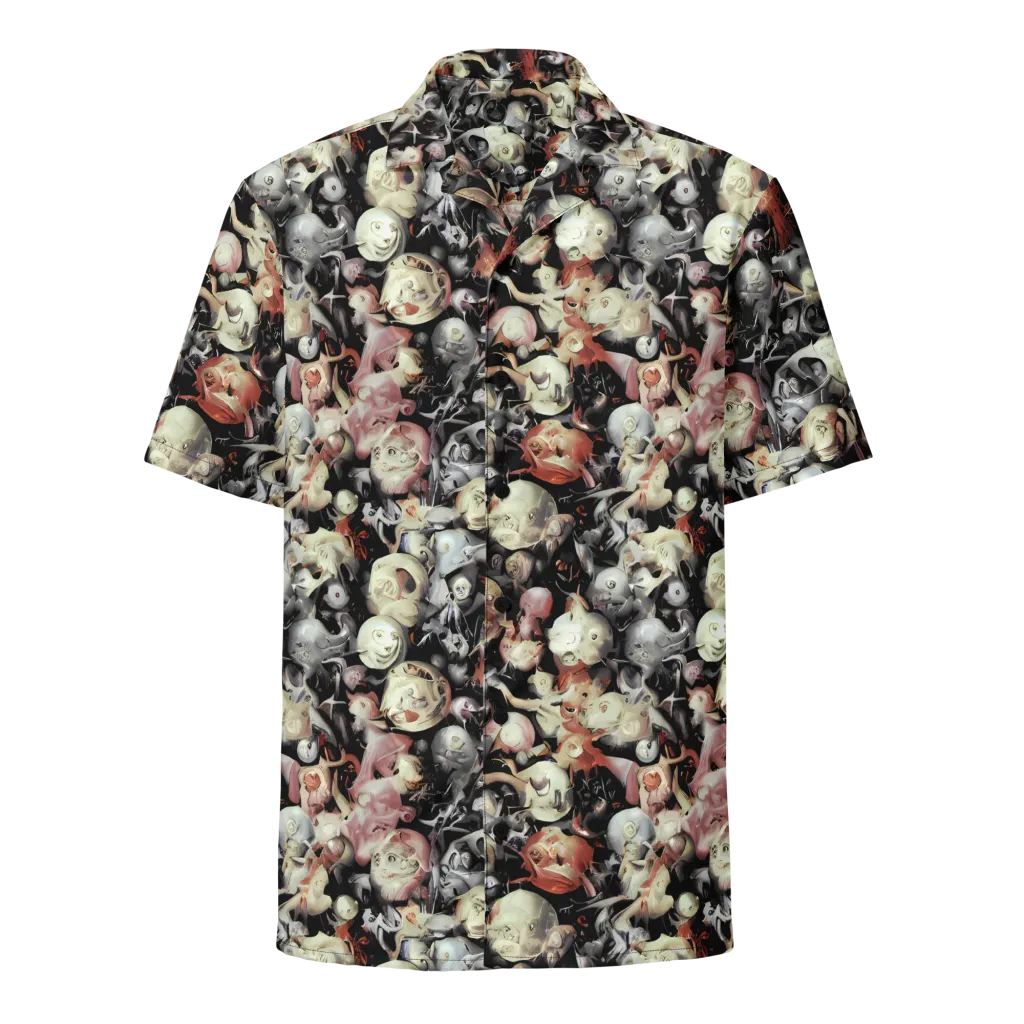 Nocturnal Oddities on Button Shirt — Front