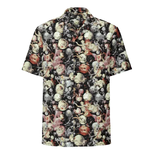 Nocturnal Oddities on a Button Shirt