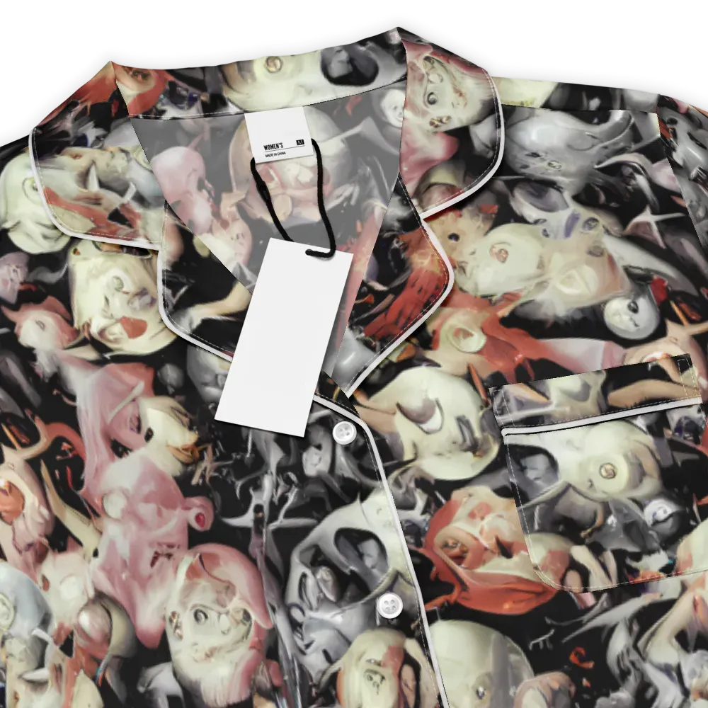 Nocturnal Oddities on Women's Short Sleeve Pajama Top — Product details