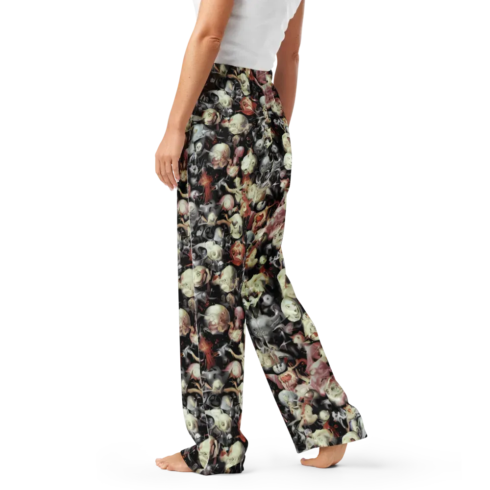 Nocturnal Oddities on Women's Pajama Pants — Left