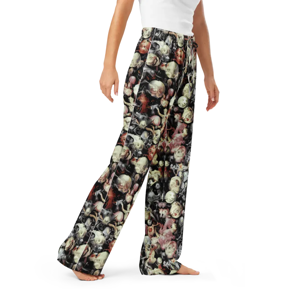 Nocturnal Oddities on Women's Pajama Pants — Right Front