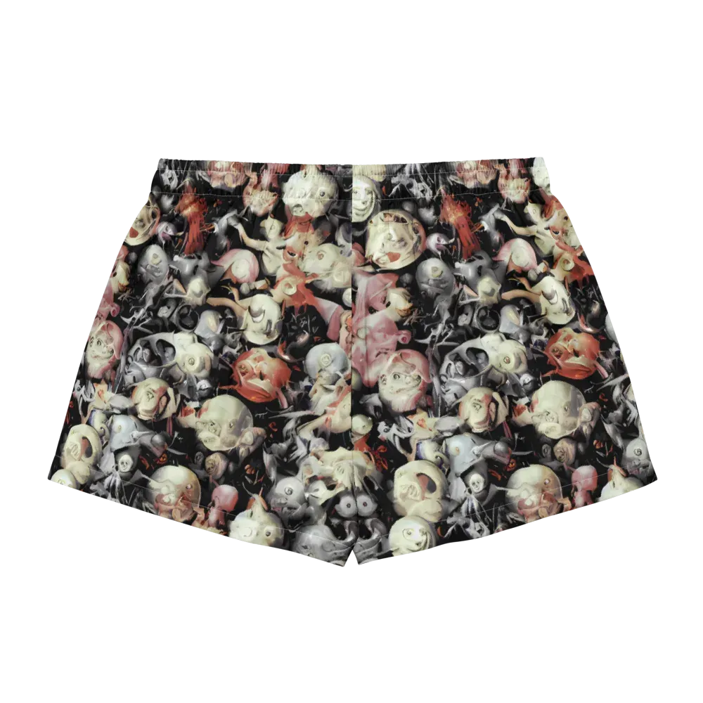Nocturnal Oddities on Women's Pajama Shorts — Back