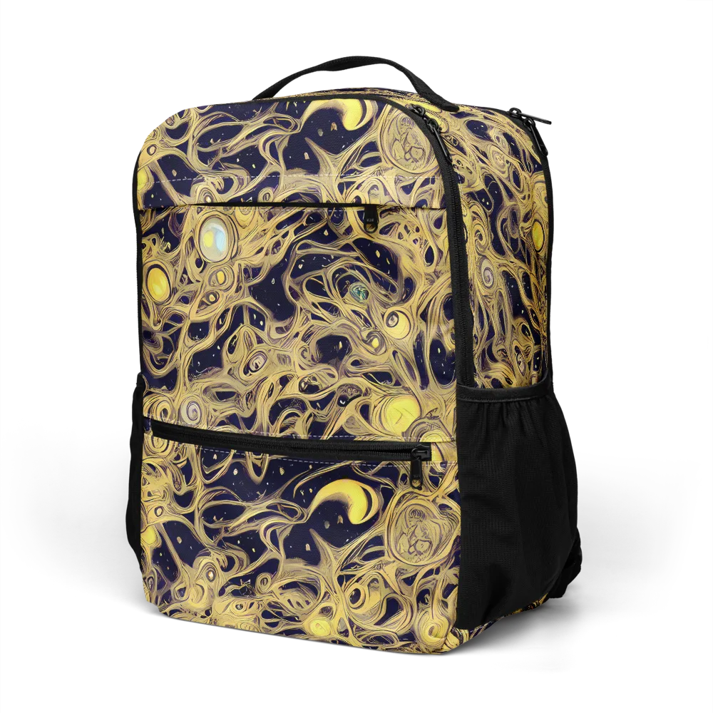 Cosmic Gilt on Utility Backpack — Left Front