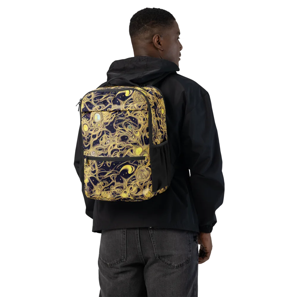 Cosmic Gilt on Utility Backpack — Back