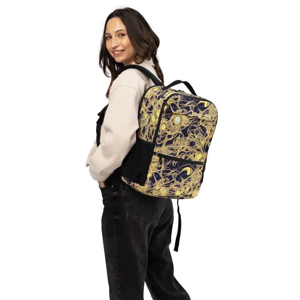 Cosmic Gilt on Utility Backpack — Back