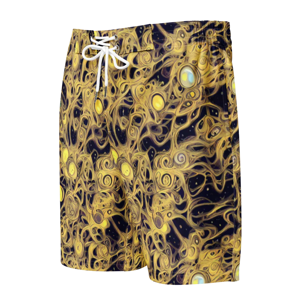 Cosmic Gilt on Men's Board Shorts — Front
