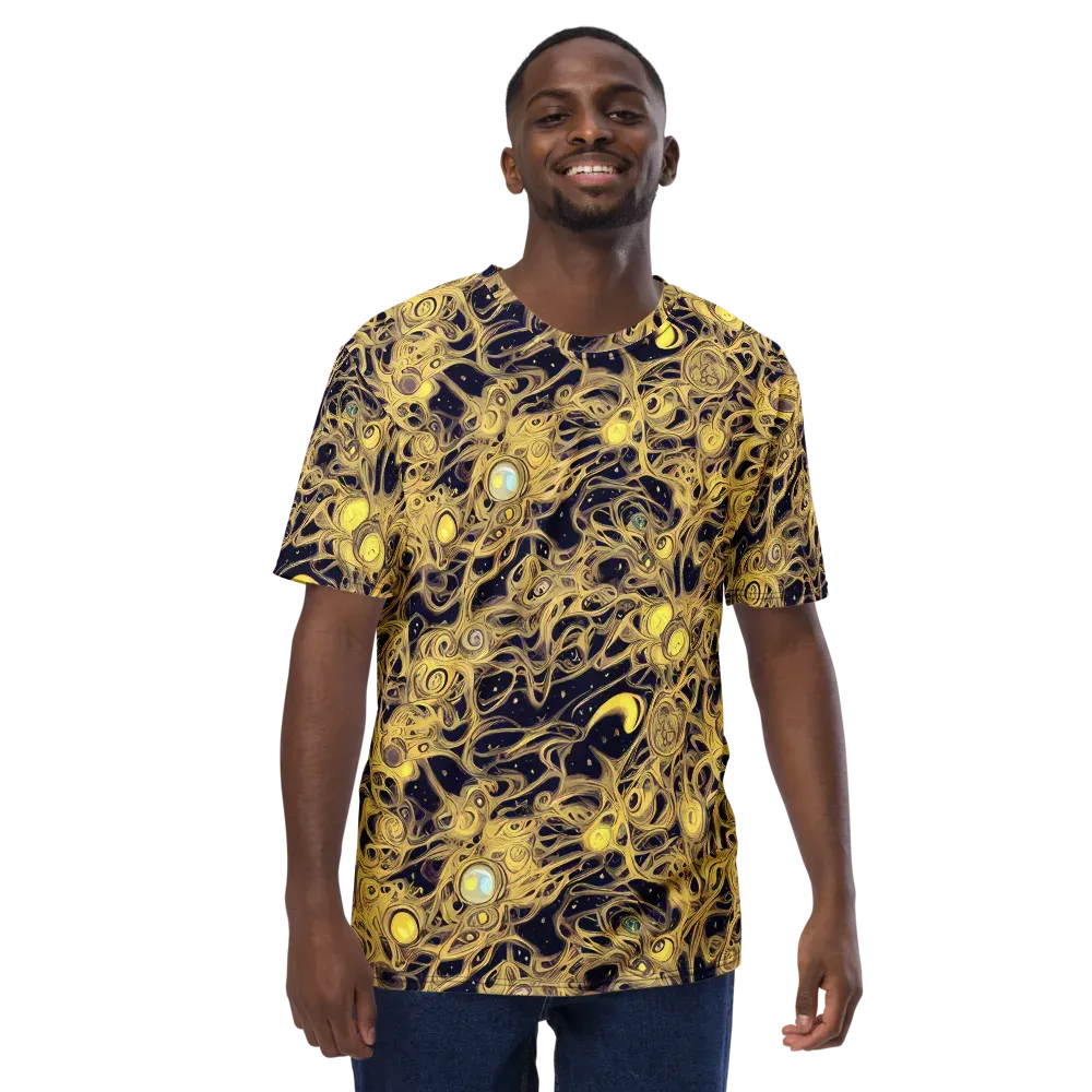 Cosmic Gilt on Men's Crew Neck T-Shirt — Front