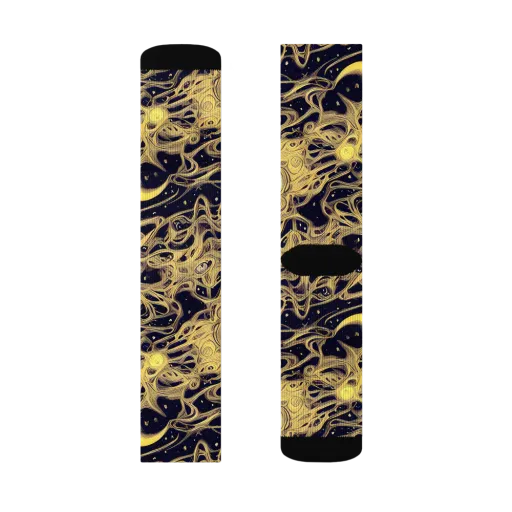 Cosmic Gilt on a Socks