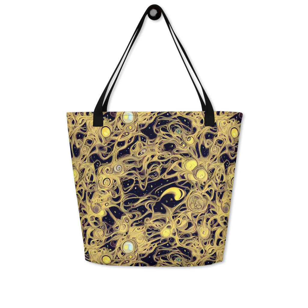 Cosmic Gilt on Large Tote Bag W/ Pocket — Front