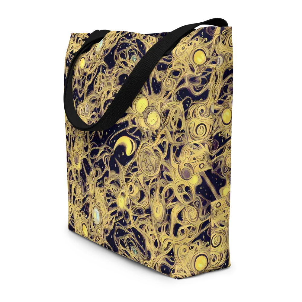 Cosmic Gilt on Large Tote Bag W/ Pocket — Front
