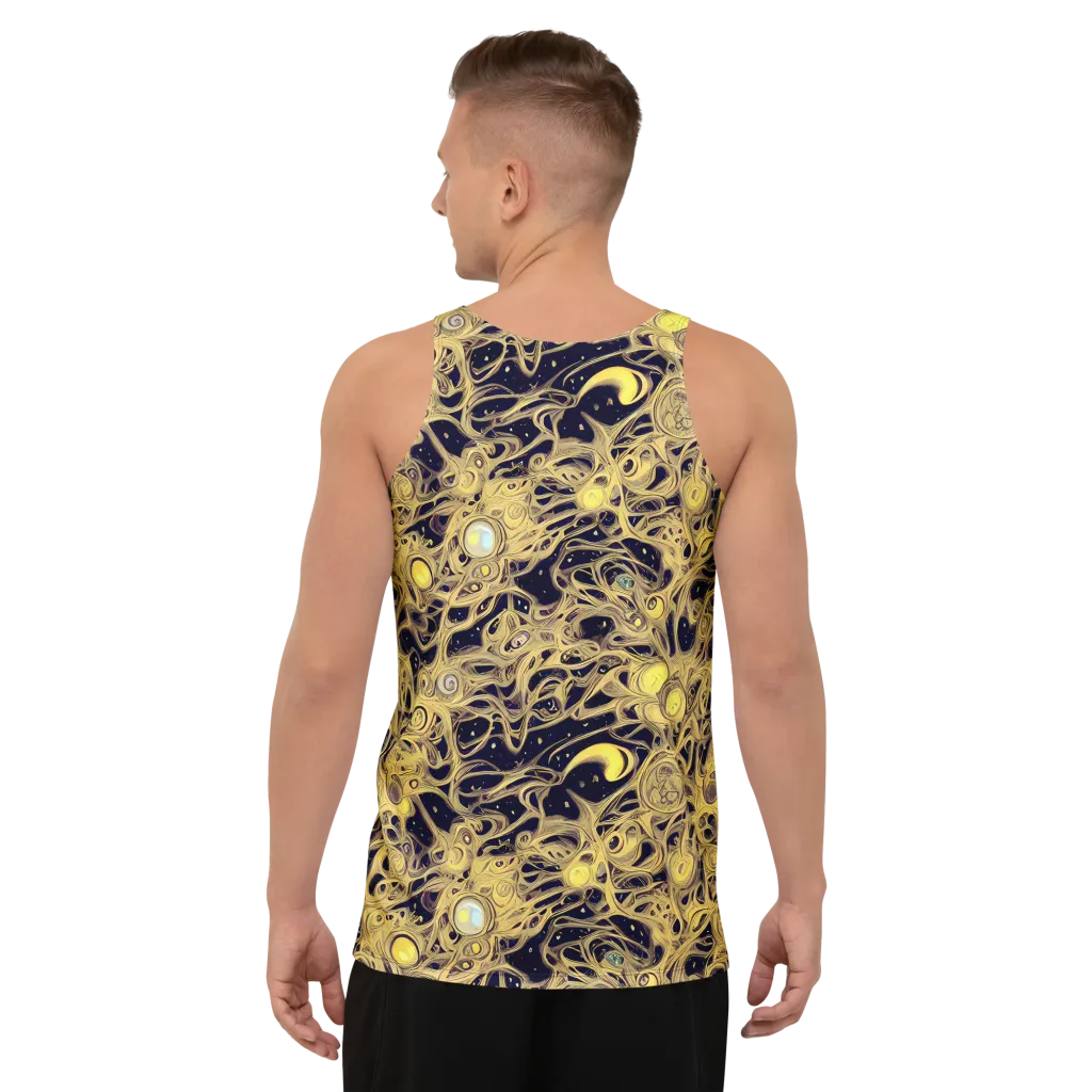 Cosmic Gilt on Men's Tank Top — Back