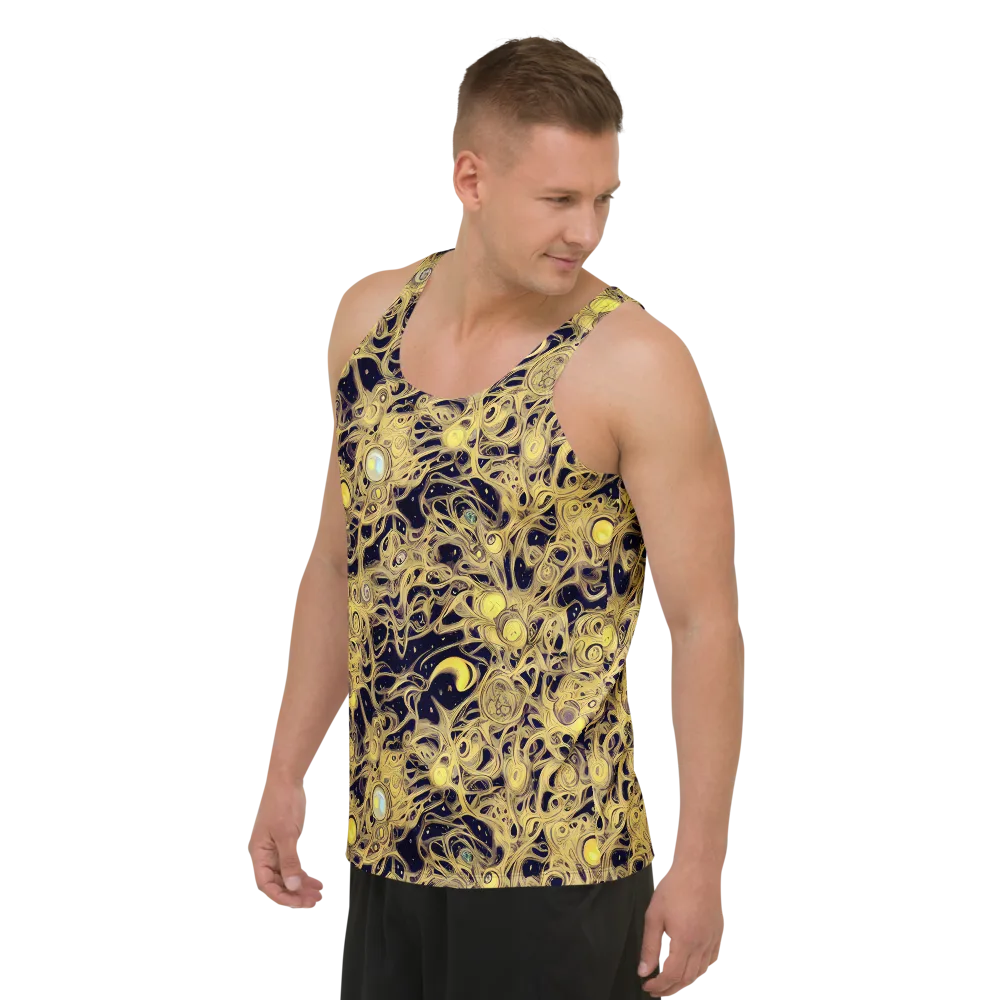 Cosmic Gilt on Men's Tank Top — Left Front