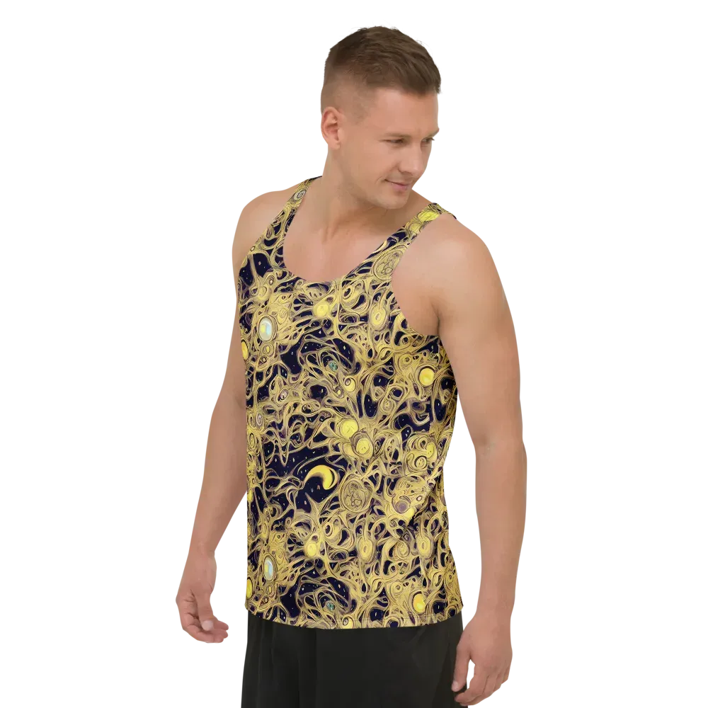 Cosmic Gilt on Men's Tank Top — Left Front