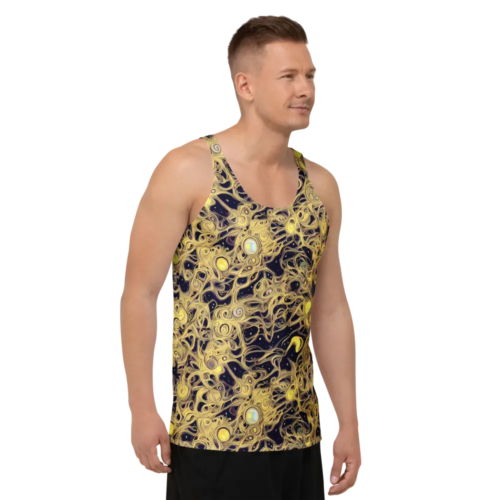 Cosmic Gilt on Men's Tank Top — Right Front
