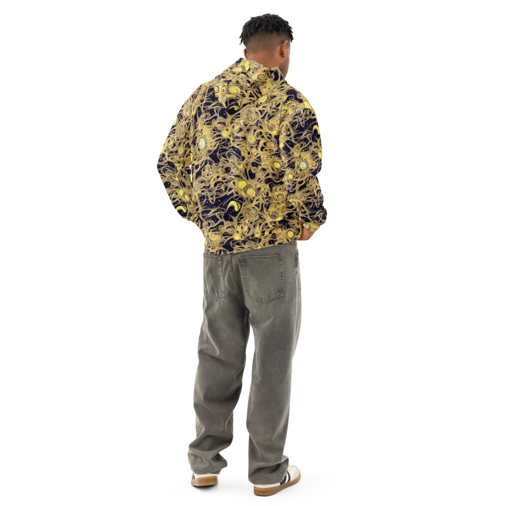 Cosmic Gilt on Cotton Hoodie — Back