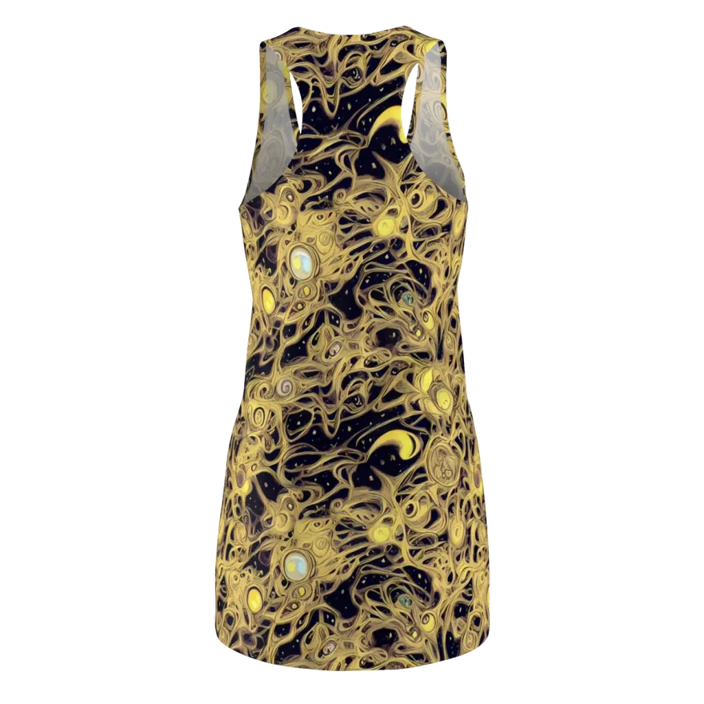 Cosmic Gilt on Racerback Dress — Back