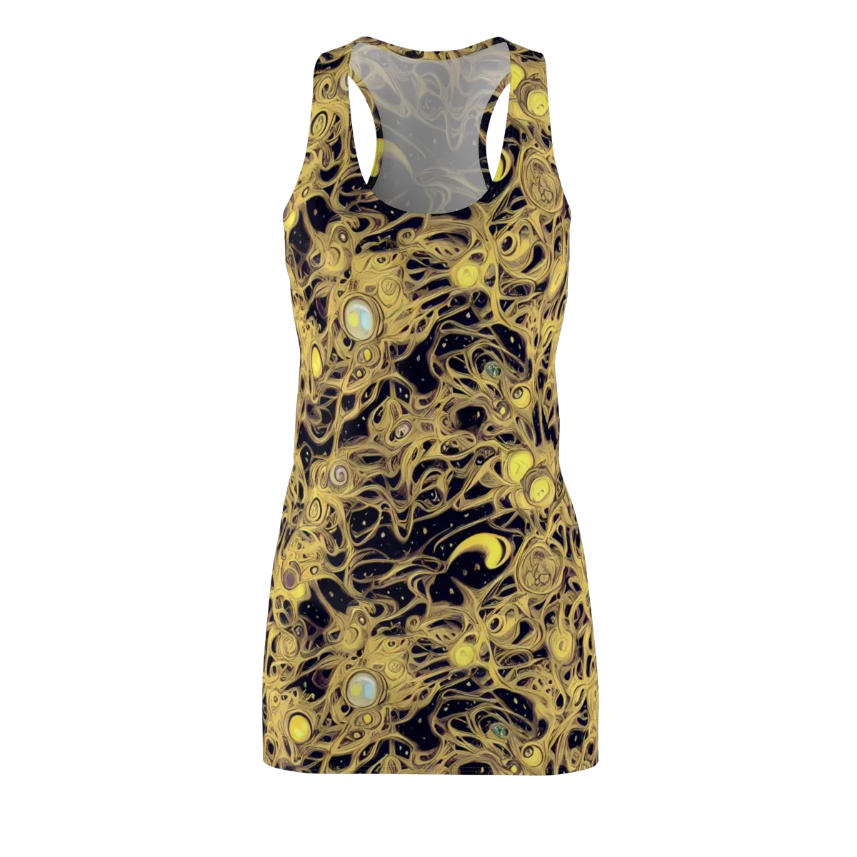 Cosmic Gilt on Racerback Dress — Front