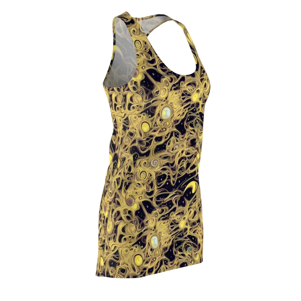 Cosmic Gilt on Racerback Dress — Front Side