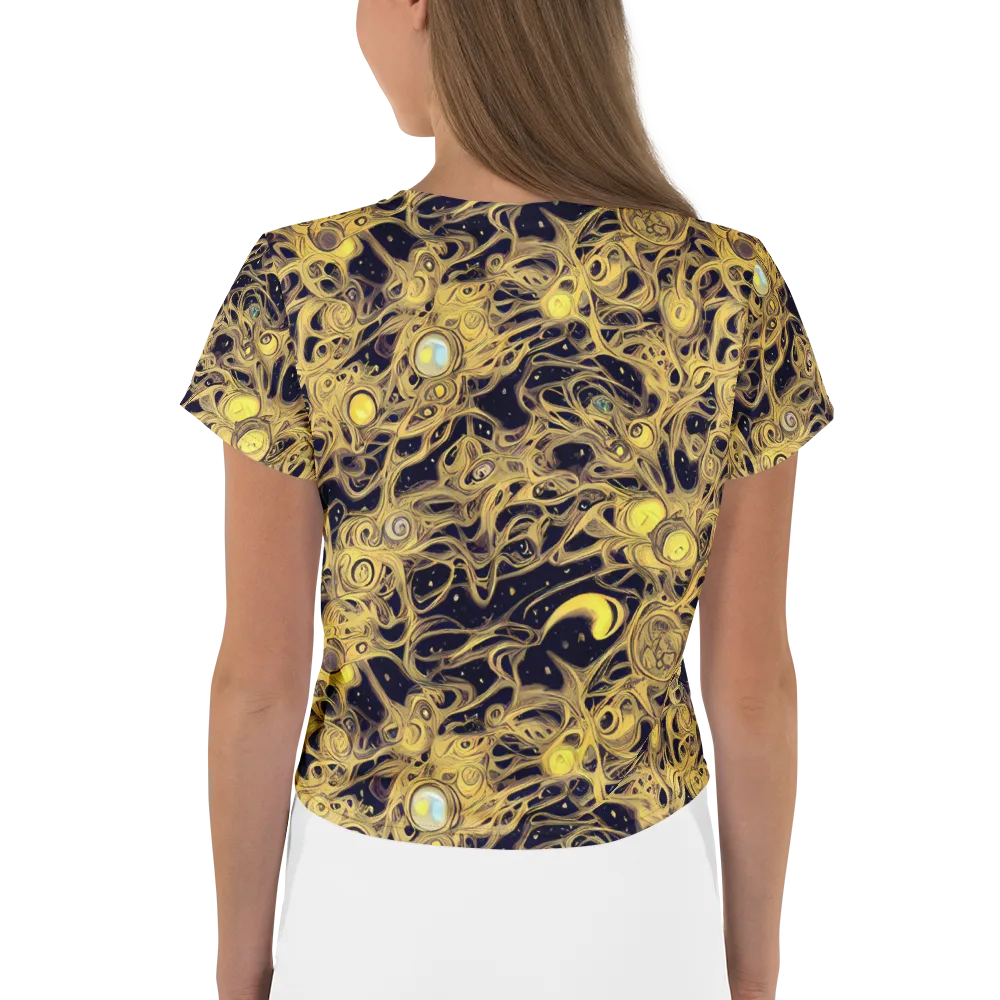 Cosmic Gilt on Crop Tee — Back
