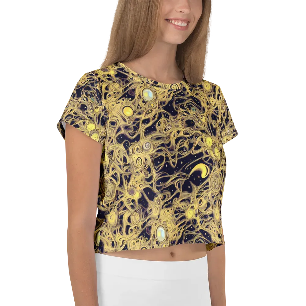 Cosmic Gilt on Crop Tee — Right